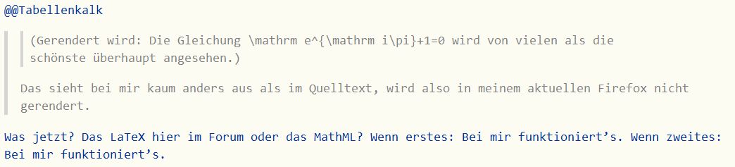 latex oder mathml?