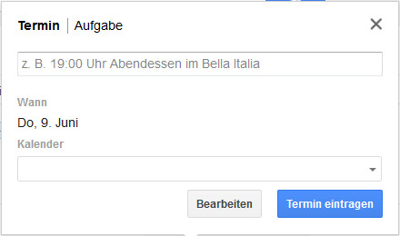 Google Kalender - ohne Erinnerungen